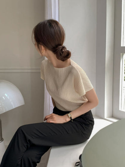 Pleated Blouse - AdoreMeU