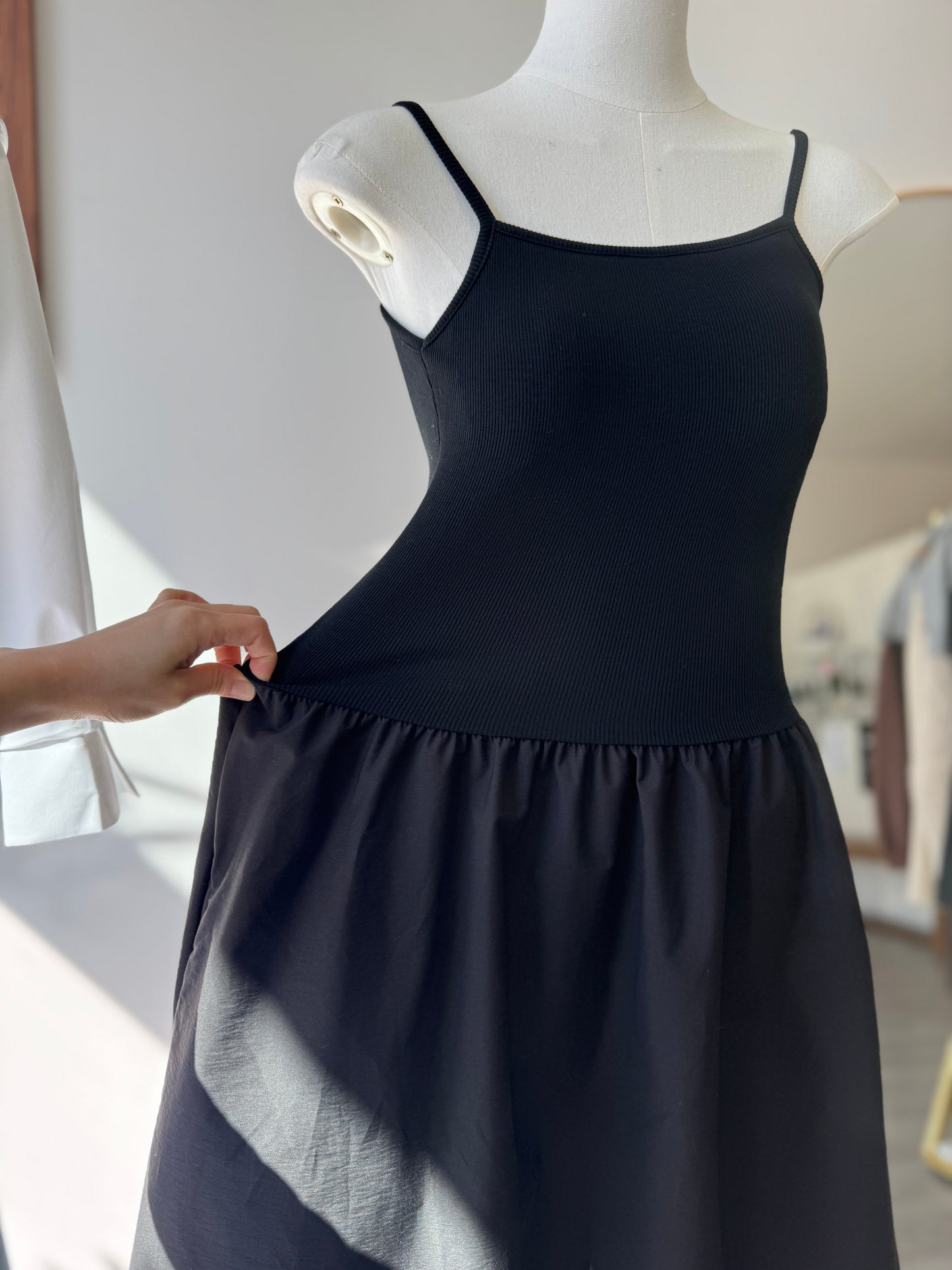 Padded Layered Dress
