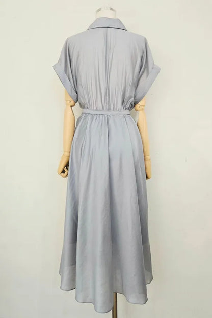 Belted Shirt Dress