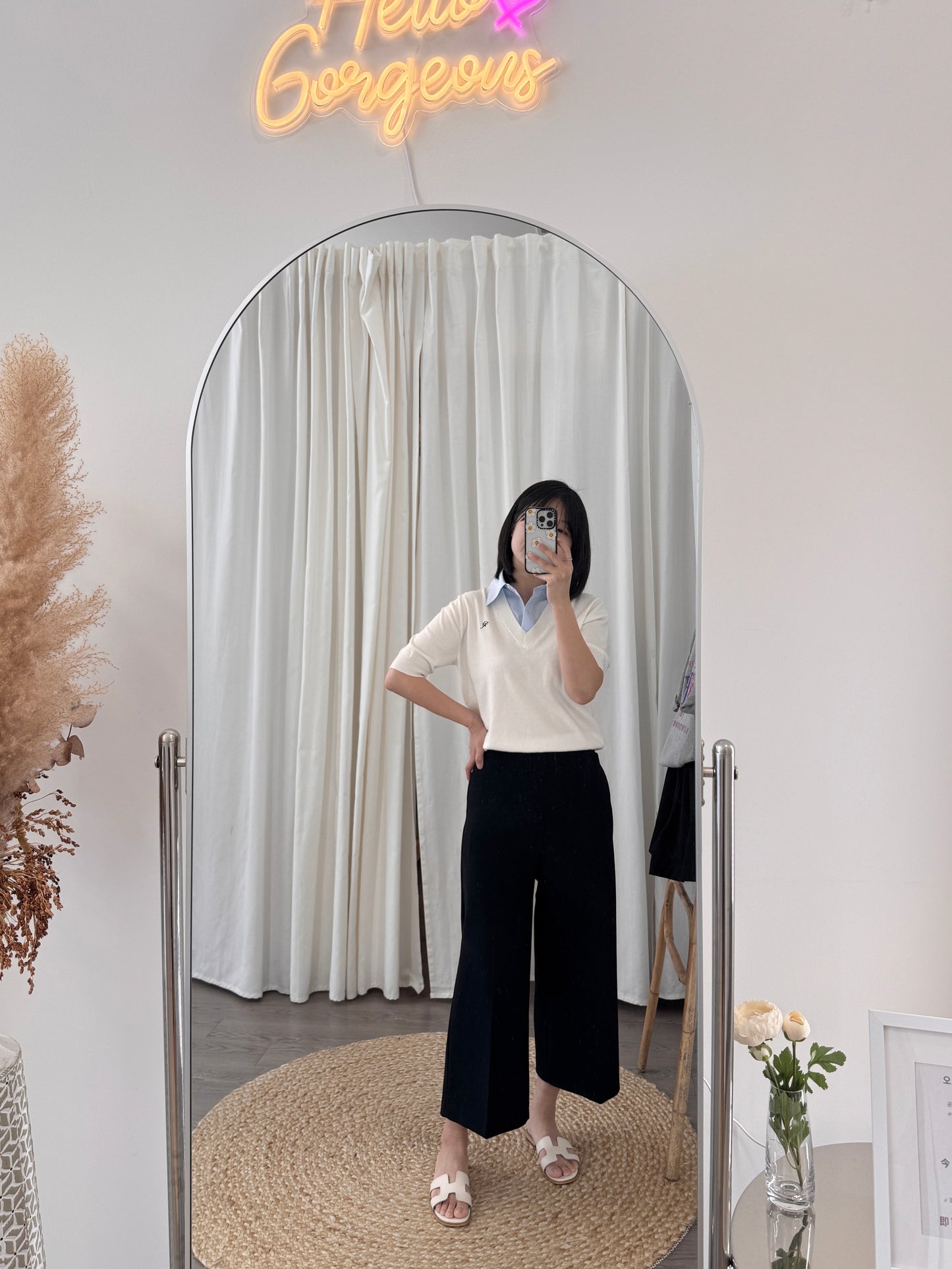 Stretch Cropped Pants
