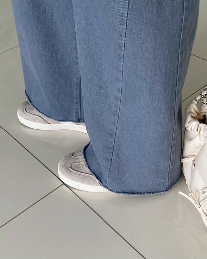 Banding Wide Cotton Pants (~9/5)