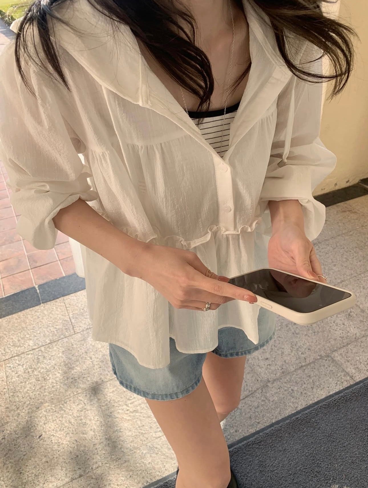 * Nana Hood Blouse