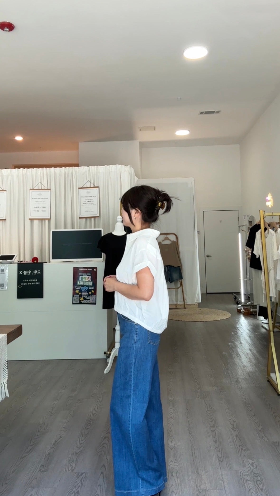 Mini Pintuck Blouse (~6/16)