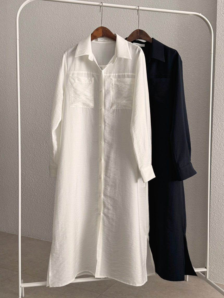 * Shirt Collar Dress