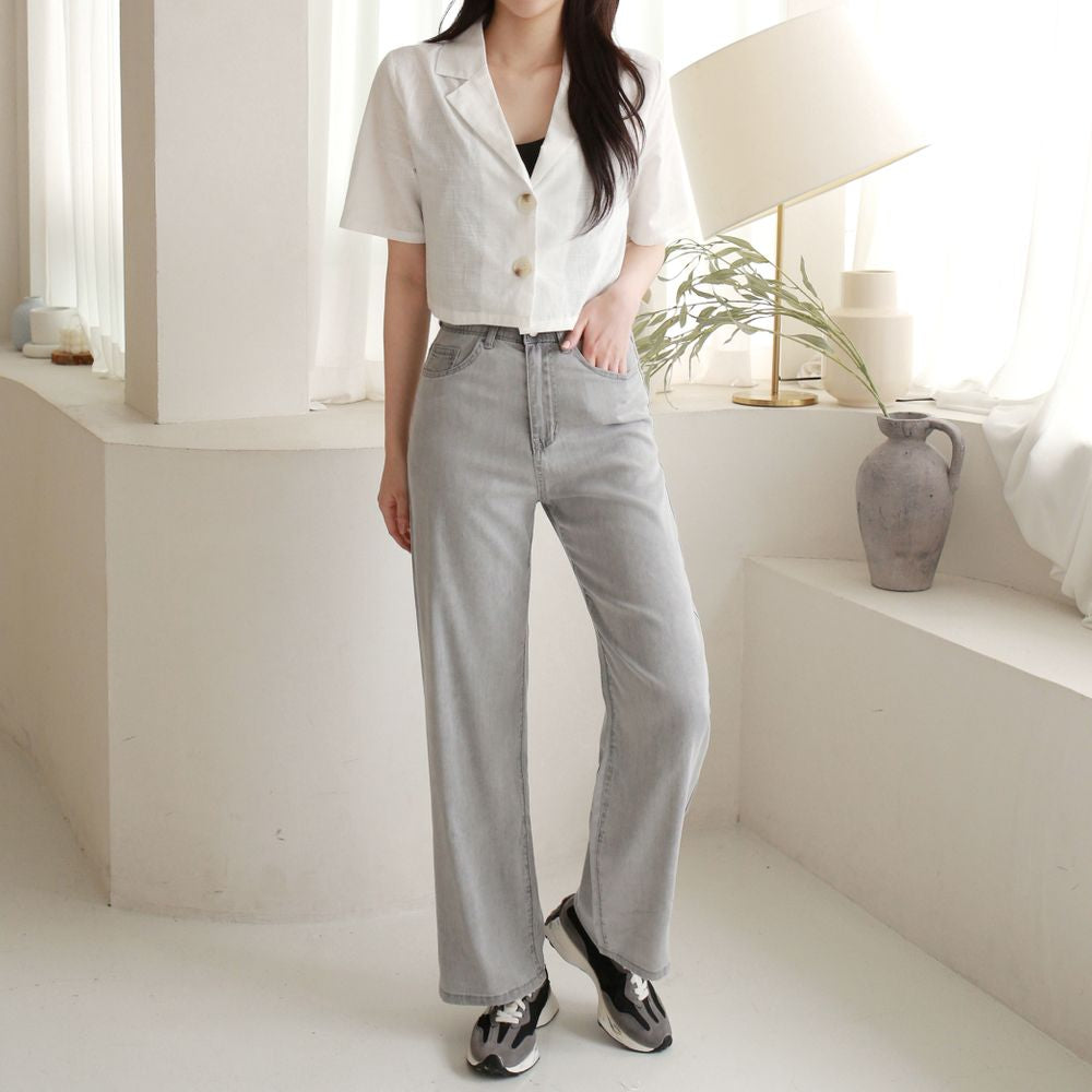 Tencel Span Straight Denim (~8/29)