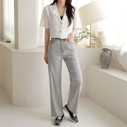 Tencel Span Straight Denim (~8/29)