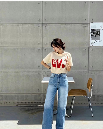 * Love Print T-shirt