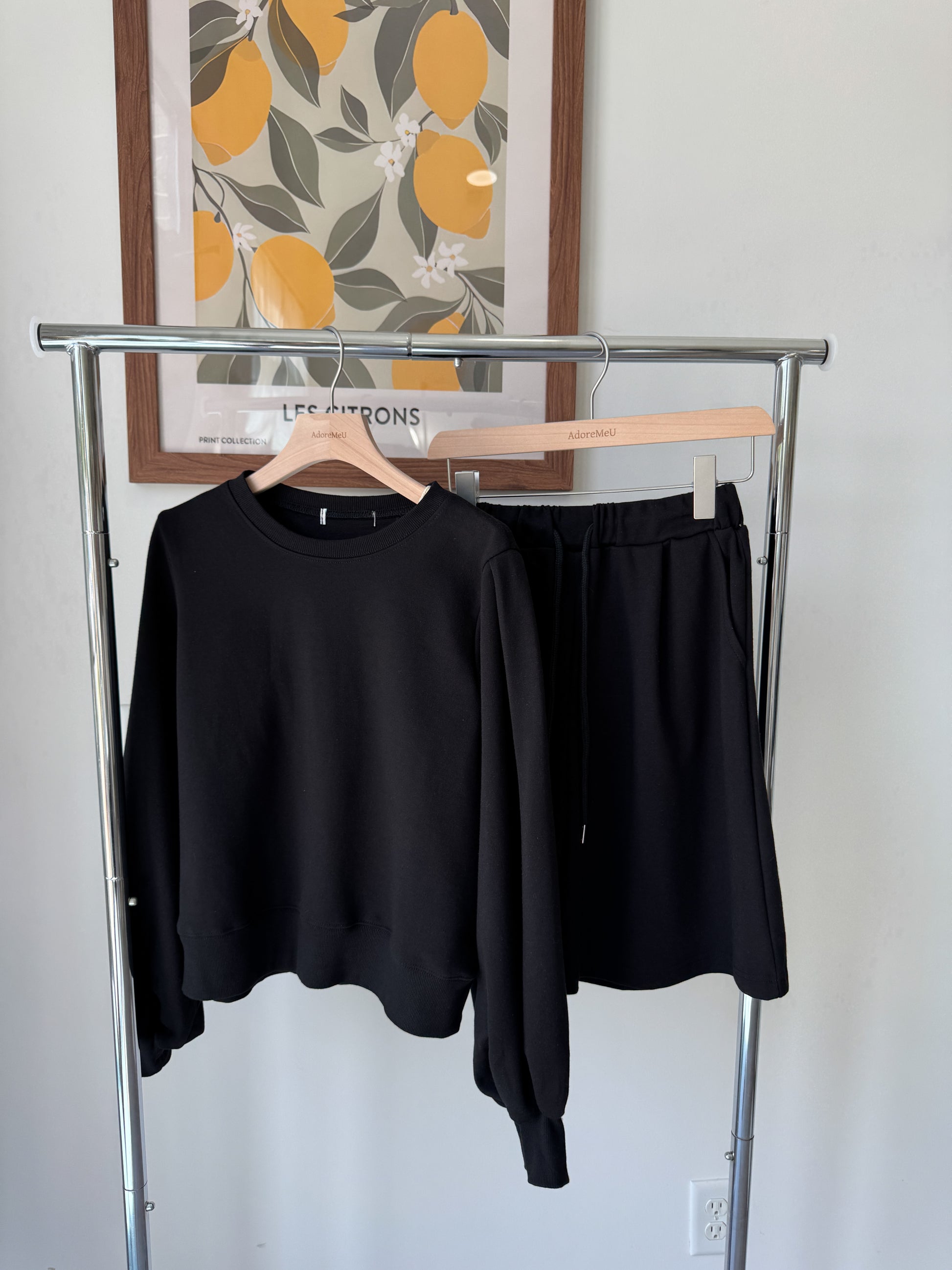 Pure Long Sleeve and Shorts Set(~9/1) - AdoreMeU