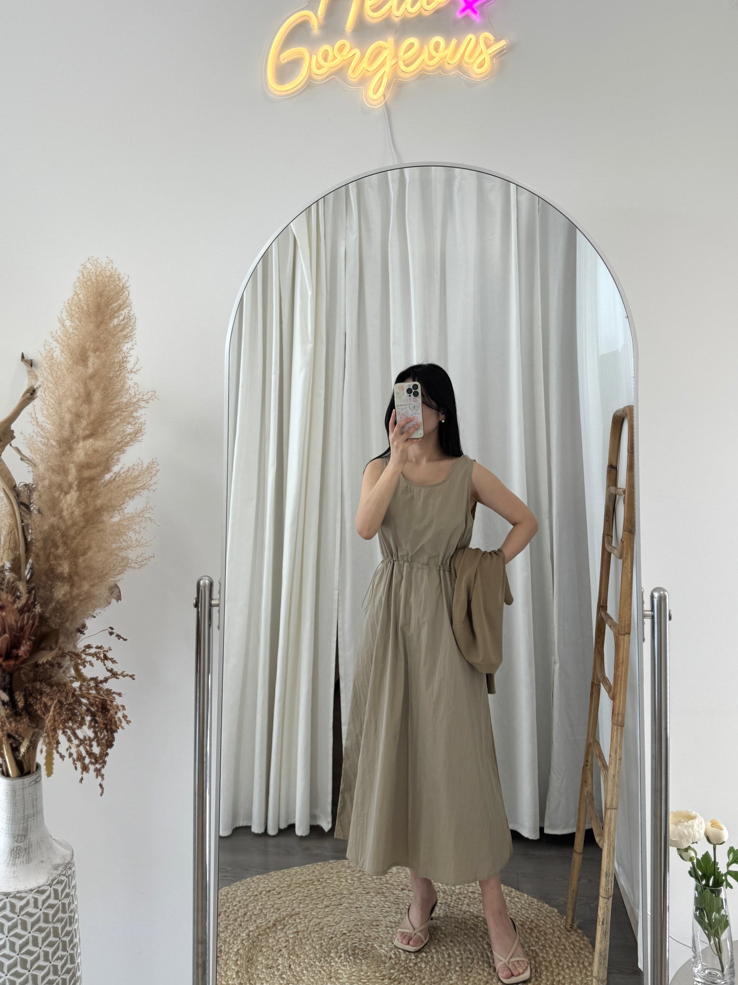 Dress and V neck Cardigan Set(~3/21)