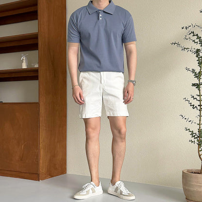 Collar  Muscle Short Sleeve - AdoreMeU
