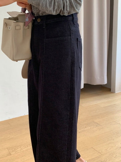* Non-Fade Cropped Denim