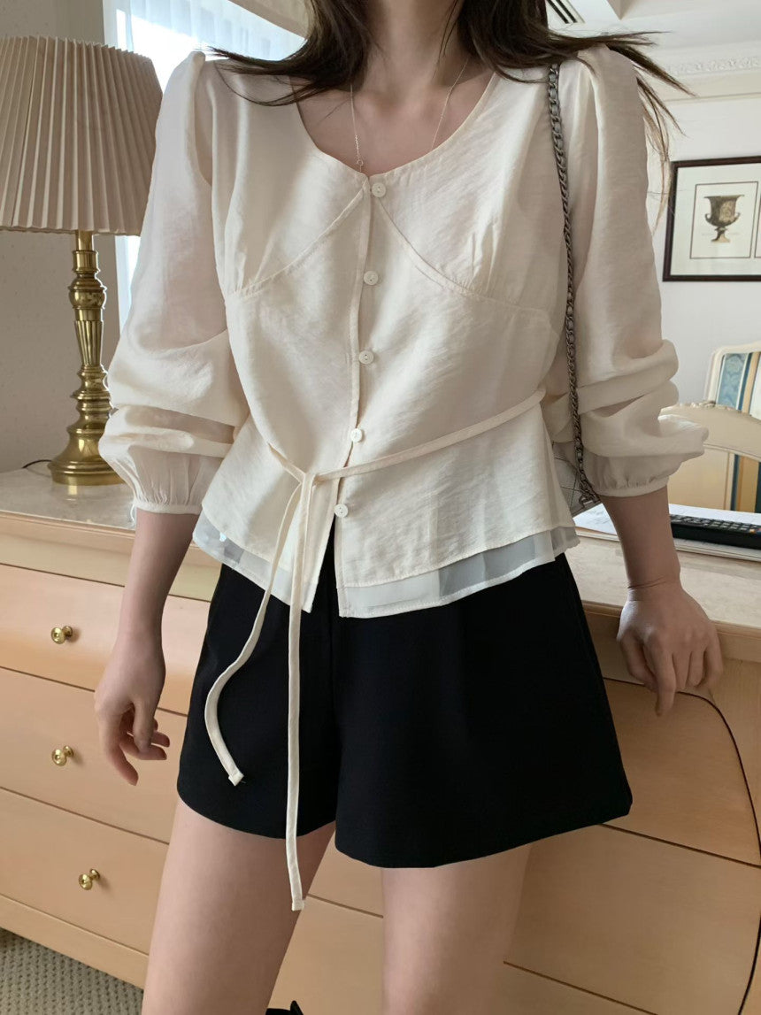 * Lumi Satin Blouse