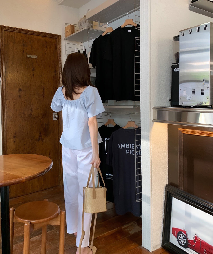 * Cotton Straight Fit Pants