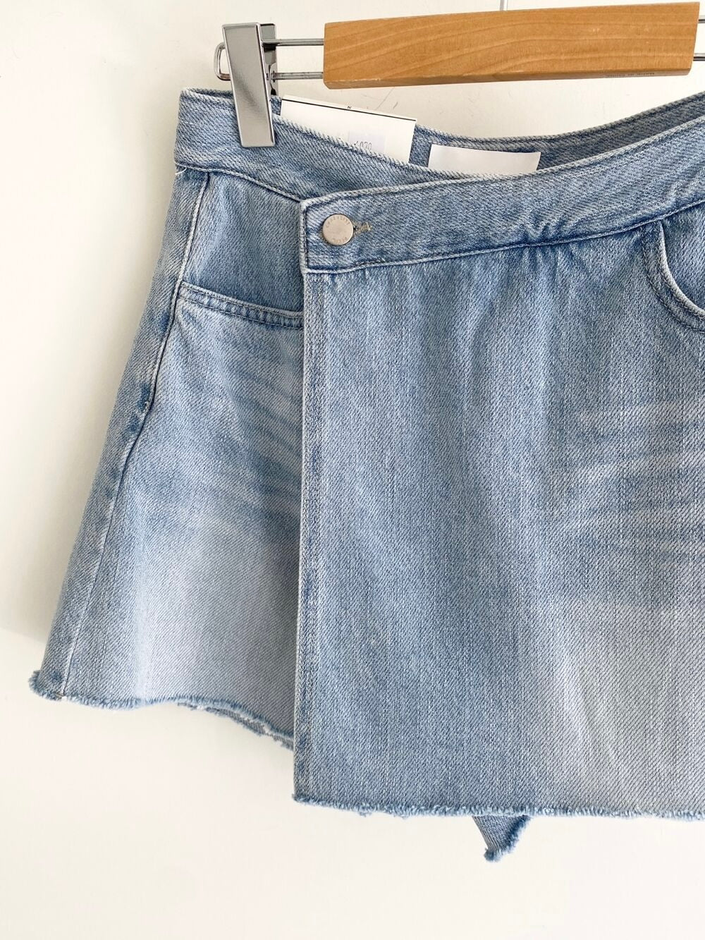 Denim Wrap Skirt