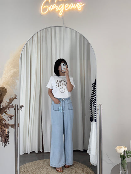 Front Pocket Linen Denim(~4/7)