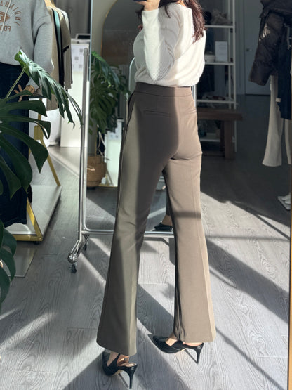 Capri Boots Cut Banding Slacks