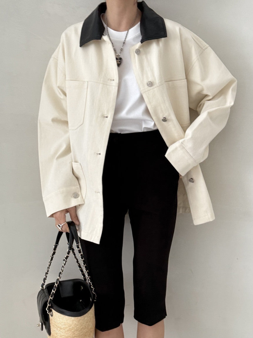 *탈착식 칼라 재킷