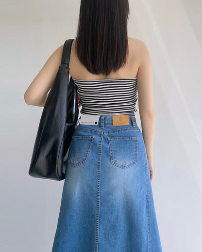 * A-Line Front Pocket Skirt