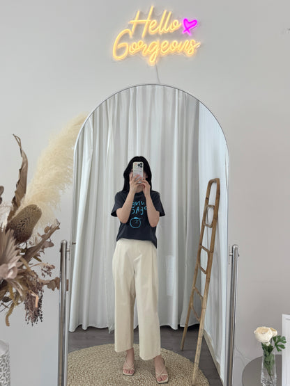Cotton Cropped Pants