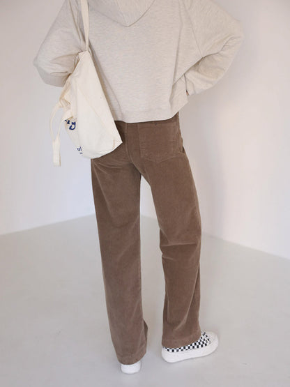 Semi Wide Corduroy Pants