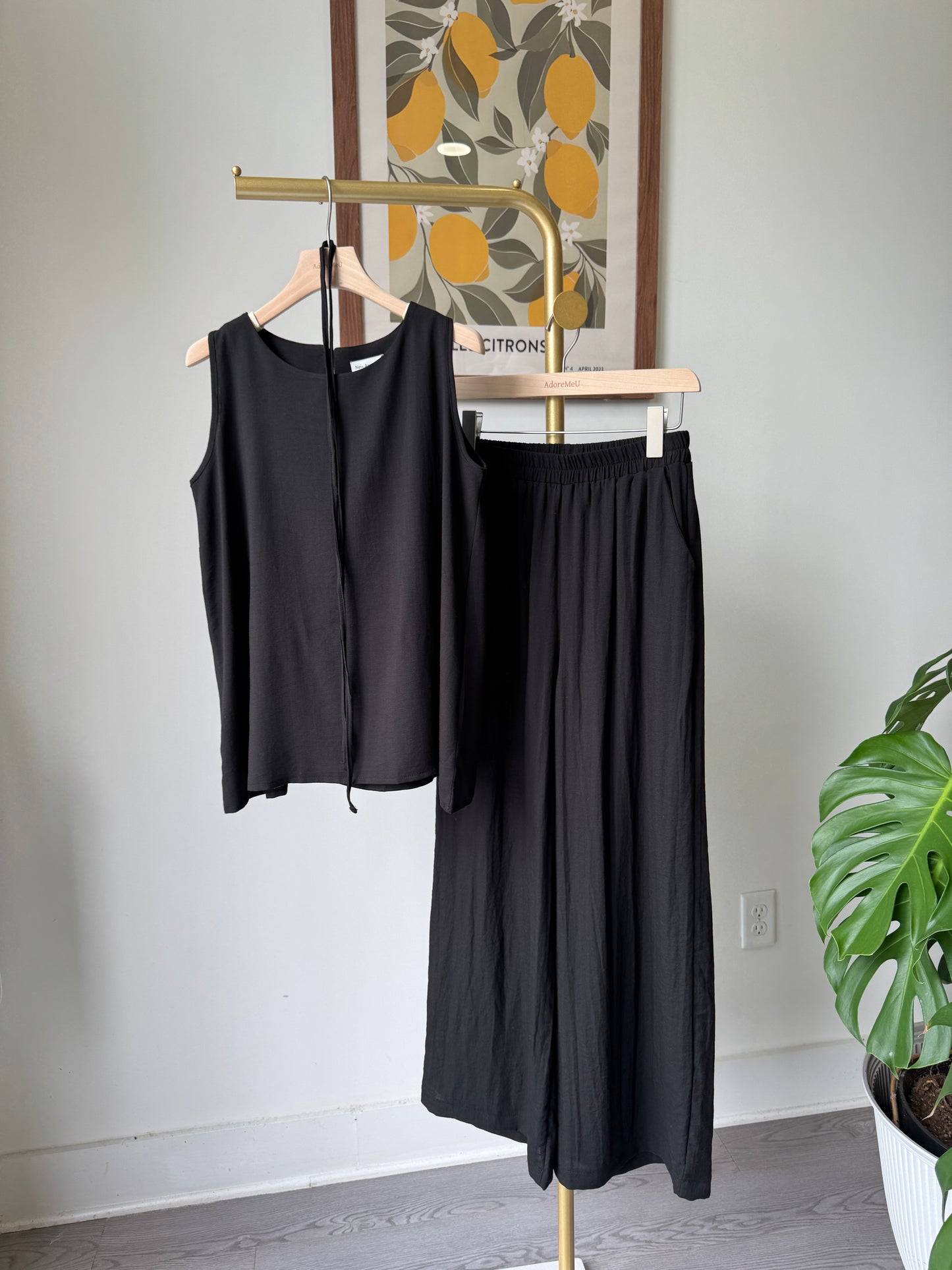 Linen Sleeveless and pants Set(~6/21)