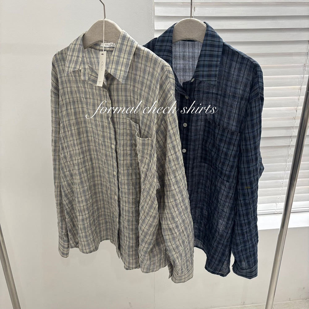* Daily Oversized Check Shirt