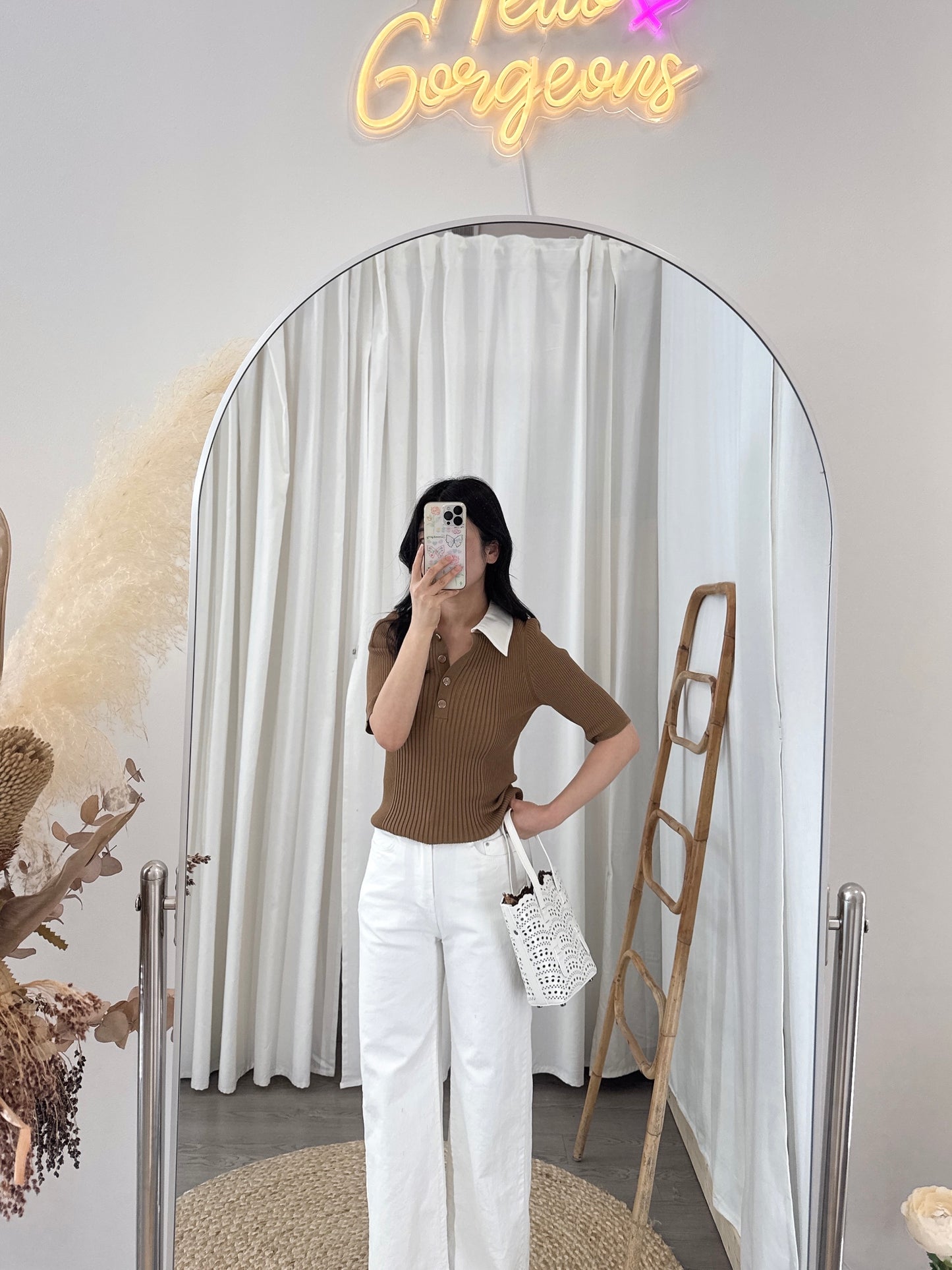 Golgi Collar Summer Knit