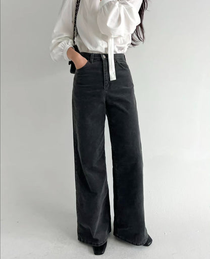 5518 Velvet Wide Bootscut Pants