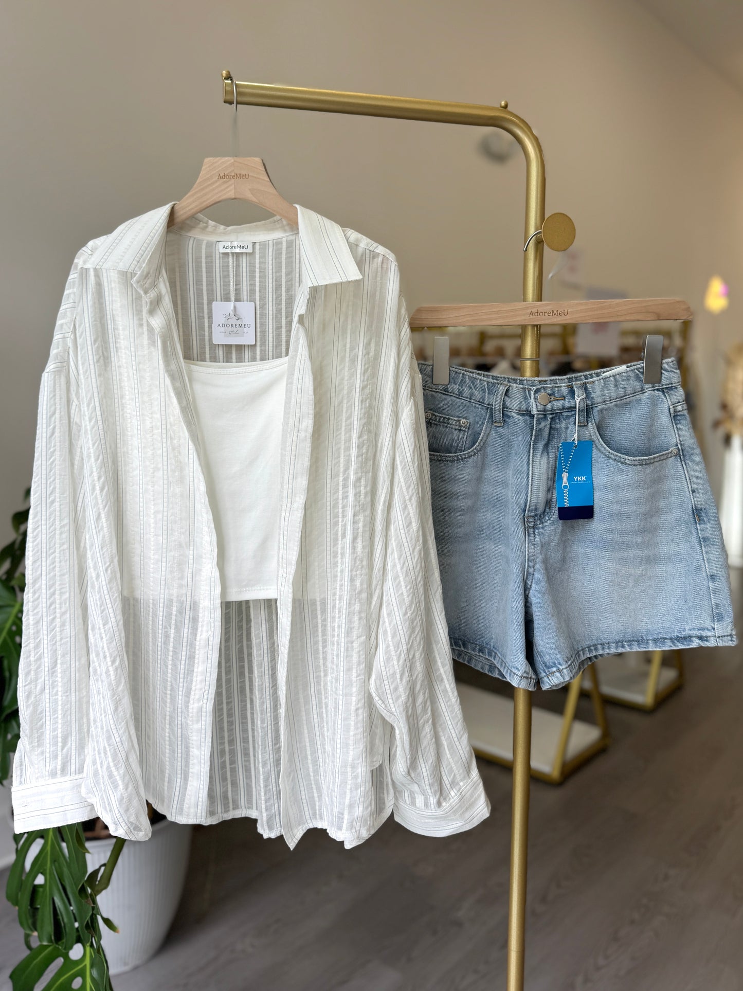 Sheer Stripe Shirt(~7/13)