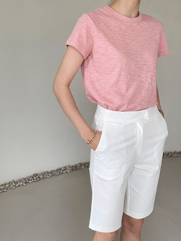 * Slim Fit Bermuda Shorts