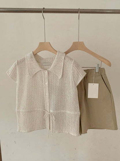 * Summer Mood Collar Knit