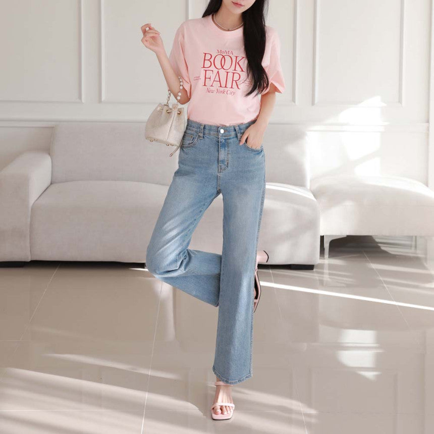 *Light Wash Denim Pants