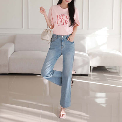 *Light Wash Denim Pants