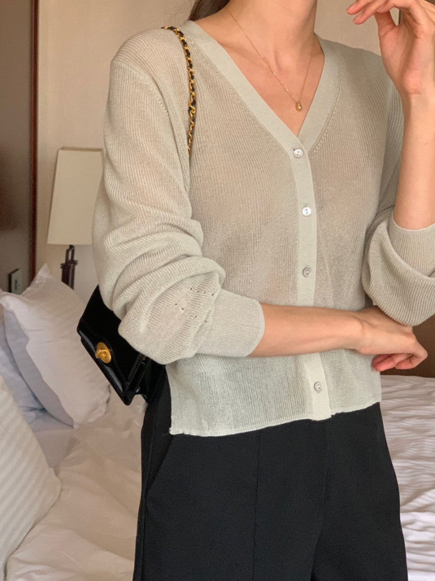See-Through Cardigan