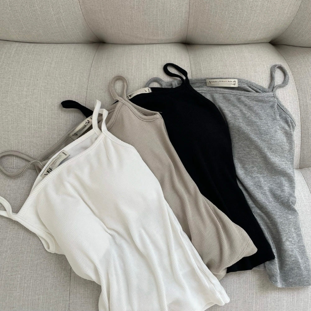 * Ribbed Padded Camisole