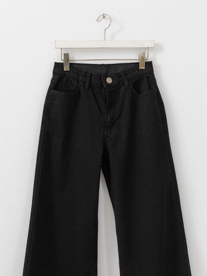 Flare Black Jeans - AdoreMeU