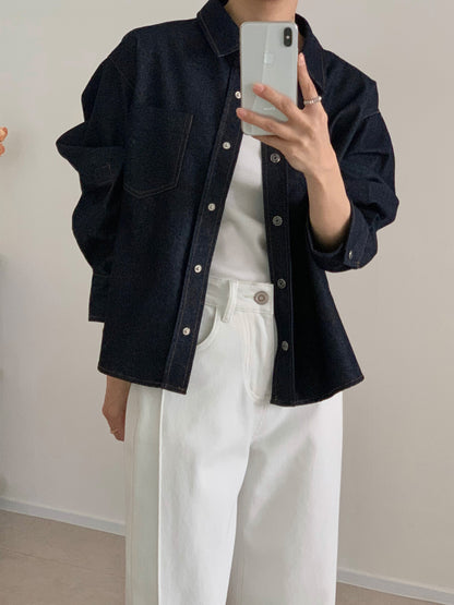 *Denim Shirt Jacket
