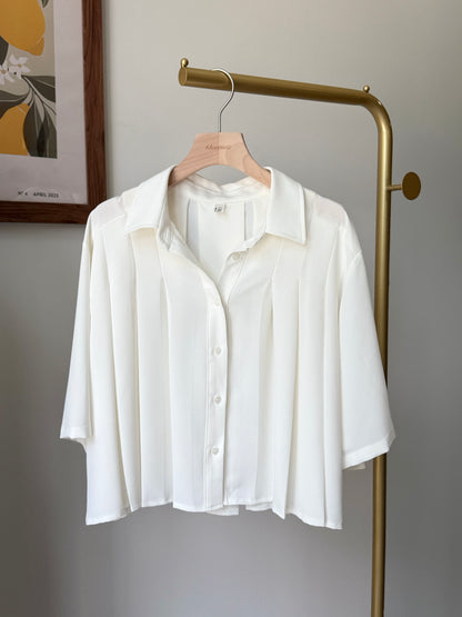 Madeline Pleated Blouse - AdoreMeU