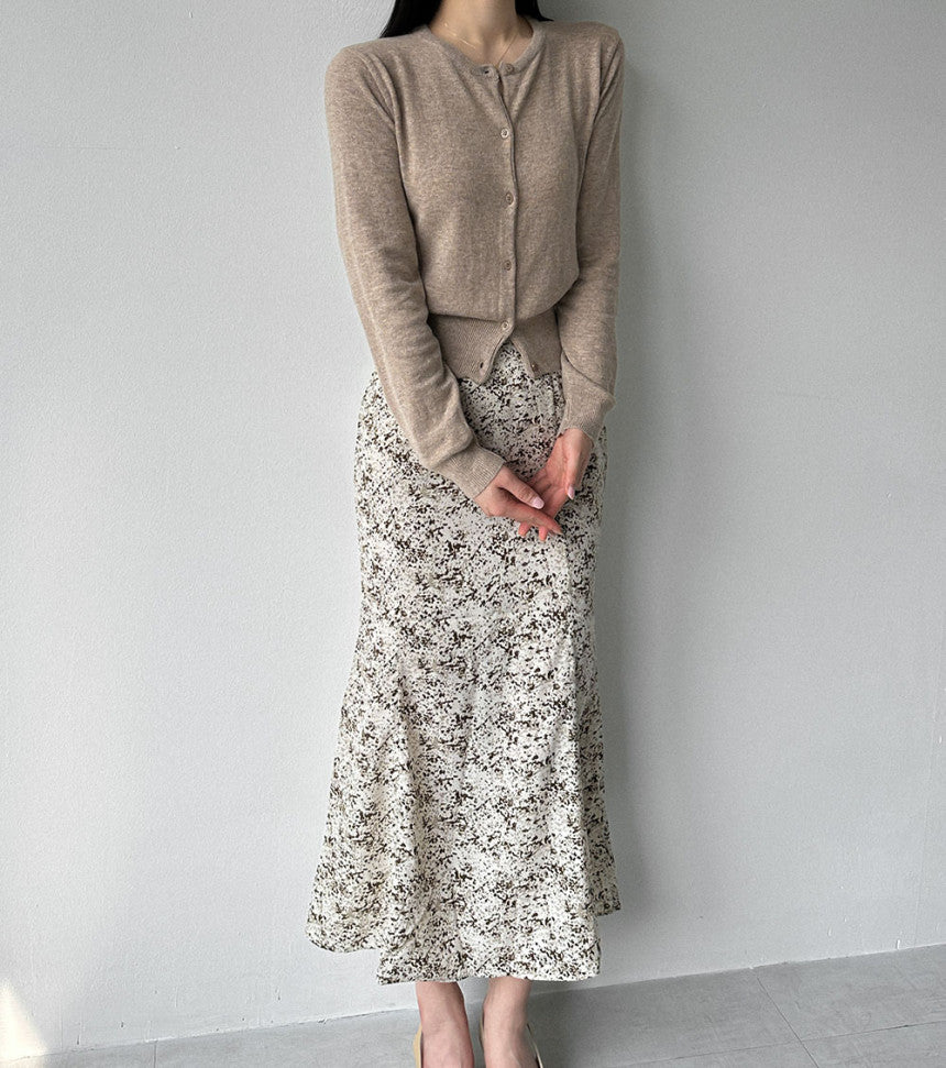 *Atreo Polka Dot Back-Banding Mermaid Skirt