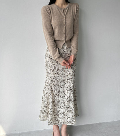 *Atreo Polka Dot Back-Banding Mermaid Skirt