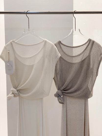 Soft Mesh Slip Dress Set (~7/24)