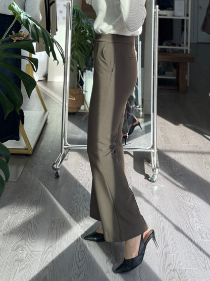 Capri Boots Cut Banding Slacks