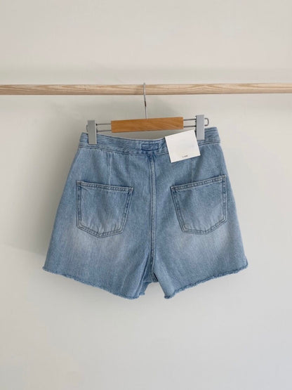 Denim Wrap Skirt