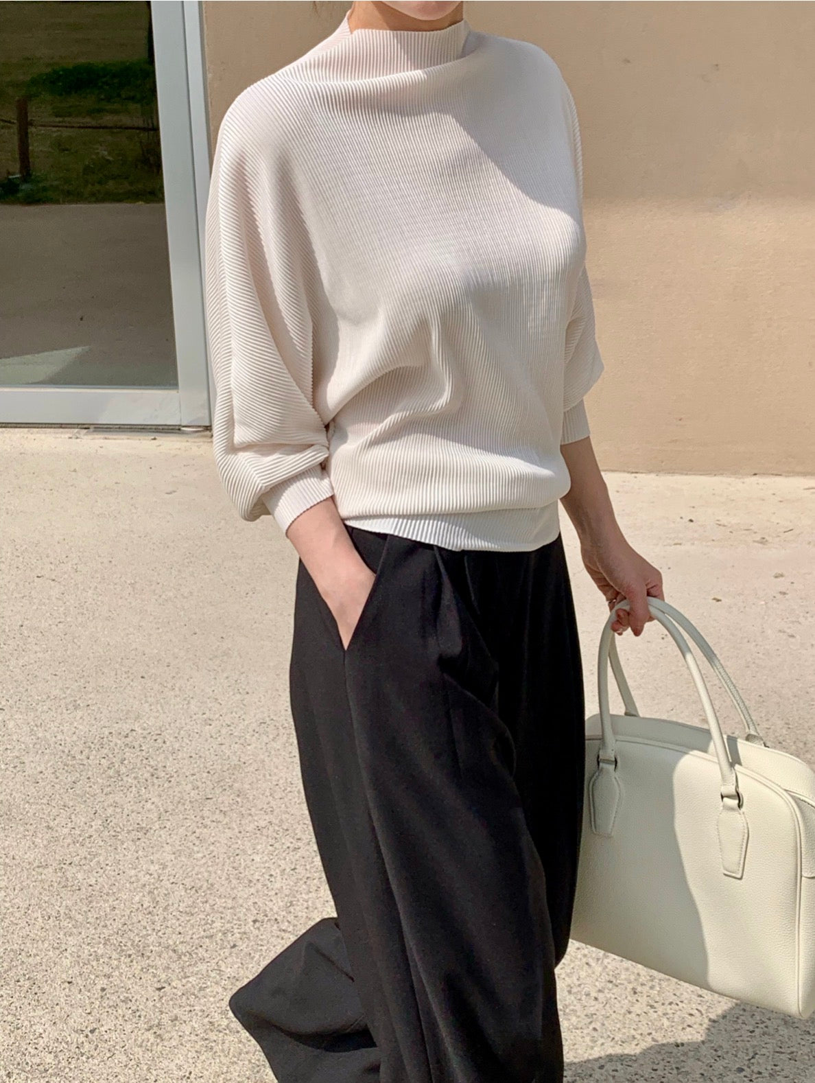 Pleats Tee(~10/3)