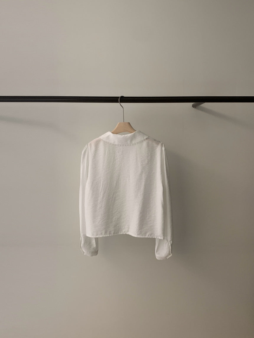 *Lace Pintuck Blouse