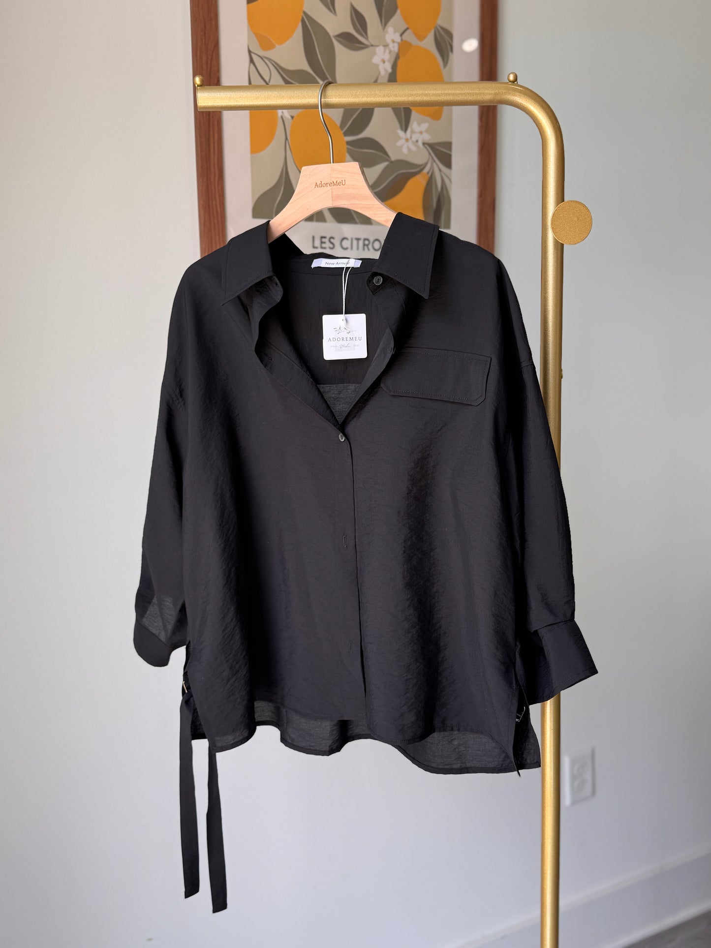 Back Strap Roll Up Shirt(~6/23)