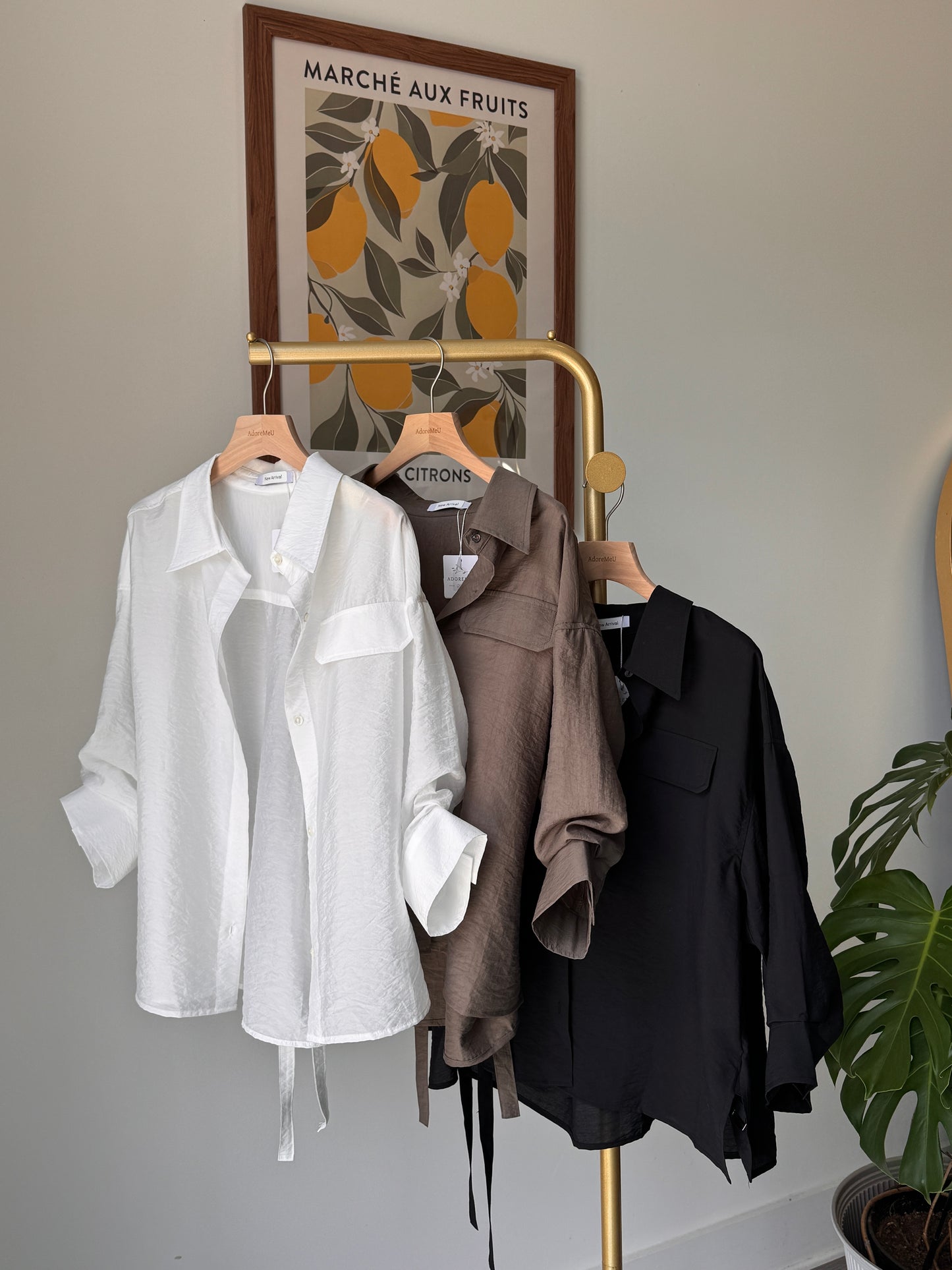 Back Strap Roll Up Shirt(~6/23)