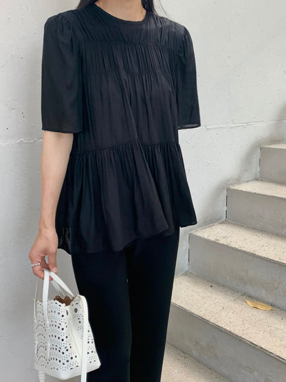 Cozy Shirring Blouse