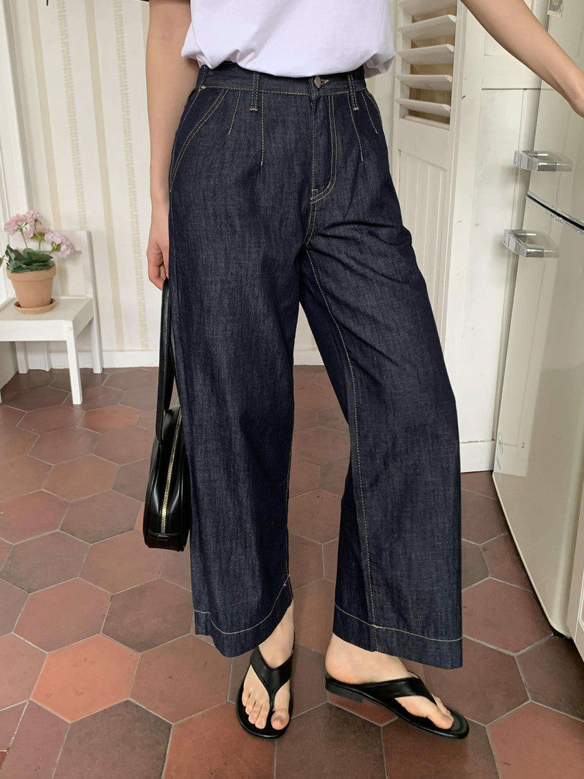* Non-Fade Raw Denim Jeans