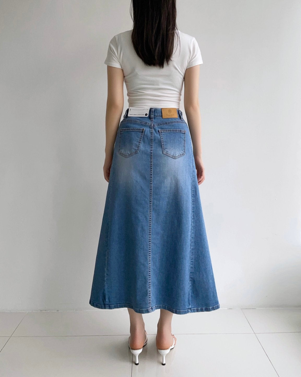 * A-Line Front Pocket Skirt